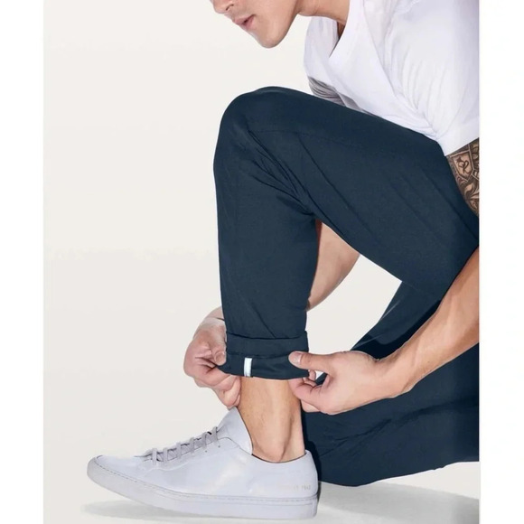 Lululemon Men’s True Navy Slim Fit Commission Pants in Warpstreme Size 30 - Picture 11 of 13